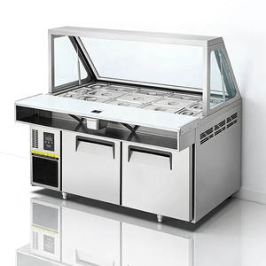 Tavolo Refrigerato Professionale con Scomparti per Pizzerie, Soluzione Completa ed Efficiente per la Preparazione e Conservazione degli Ingredienti - Product Image 4