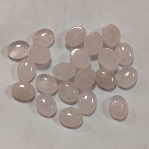 Cabujón de Cuarzo Rosa Natural, Gema Suelta con Corte Ovalado para Joyería - Product Image 5