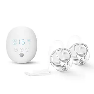 TOP 최고의 웨어러블 실리콘 아기 전기 이중 유방 펌프 자동 모드와 모유 수유 펌프