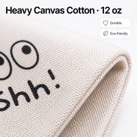 Vente d'usine – Sacs en toile écologiques personnalisés avec logo imprimé, grande capacité, en coton, motif dessin animé – TENDANCE ÉCOLOGIQUE