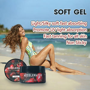 AiXin Private label 100G Bronzer instantané pour la peau Autobronzant Beurre de cerise Gel de bronzage intensif Accélérateur de bronzage en gel doux - Product Image 4