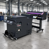 4-Kopf Digital DTF Drucker 60cm Druckmaschine mit Pigmenttinte Flex-Material Automatische Steuerung Neu