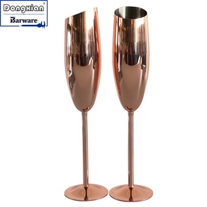 Taza de Cola para Bebidas Frías, Color Cobre o Dorado, Diseño Martillado - Product Image 6