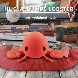 Hug-A-Lumps Hummer (Mittelgroß) <span class=keywords><strong>Lenny</strong></span> von Cuddly, Gewichtetes Plüschtier aus Polyester - Product Image 2