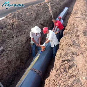 China drip irrigation system black hdpe pipe pe100 underground Water Pipe farm irrigation hdpe pipe