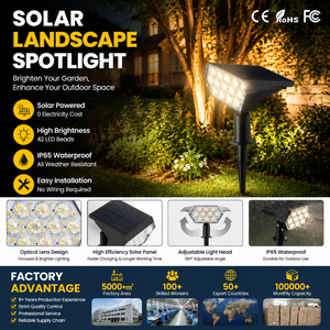 <span class=keywords><strong>Foco</strong></span> <span class=keywords><strong>LED</strong></span> Solar para Jardín, Lámpara de Paisaje para Caminos, Luces de Césped Impermeables, Focos de Seguridad para <span class=keywords><strong>Exterior</strong></span>, Lámpara de Pared <span class=keywords><strong>LED</strong></span> para Jardín - Product Image 2