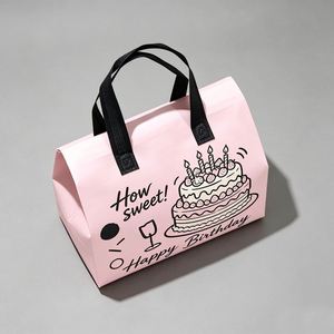 Sac isotherme personnalisé OEM en non-tissé, réutilisable, pour la livraison de gâteaux et de plats à emporter, emballage pour la livraison de repas rapides - Product Image 2