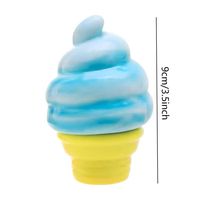   Joli cube sensoriel en peluche Schylling, jouet à presser couleur crème glacée, jouet anti-stress souple pour enfants et adultes