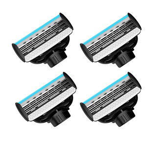 Personalizzabile <span class=keywords><strong>5</strong></span> <span class=keywords><strong>lame</strong></span> monouso rasoio da barba in acciaio inox cartuccia <span class=keywords><strong>lame</strong></span> per uomini e donne - Product Image 1