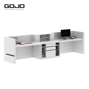 Bàn tiếp tân công ty gỗ hiện đại mới đến cho khách sạn phòng tập thể dục bệnh viện siêu thị sử dụng - Product Image 2