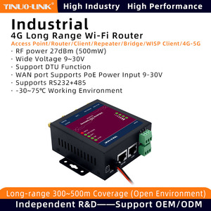 N1 gió hoặc PV Trạm điện tốc độ cao công nghiệp 4G LTE Cat4 Router RS232/RS485 DTU treo tường Sim 4G router - Product Image 2