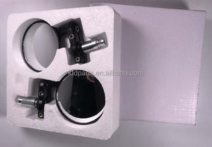 Rétroviseurs universels KTD pour moto tout-terrain, moto de cross, CNC, ronds, pliables, pour guidon, rétroviseurs latéraux - Product Image 5