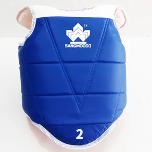 Standard high quality red blue colorful taekwondo chest protector