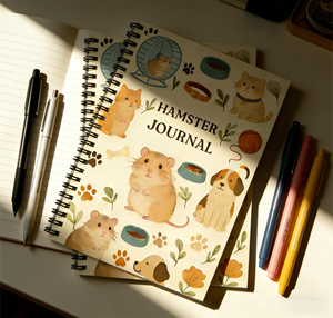Carnet à spirales A5 avec logo personnalisé, thème animal, 120 feuilles, journal pour enfant, carnet de notes pour étudiant, planificateur - Product Image 1