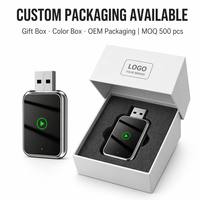 Adaptador Carplay con Diseño de Logotipo Gratuito, Conector USB de Fábrica, Metálico, Actualización Plug & Play, Dongle Inalámbrico Carplay Android Auto