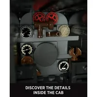 NifeliZ NF10323A Nouveau modèle de locomotive à vapeur MOC 2026, jouets de bricolage pour adultes et garçons, cadeau de présentation, ensembles de blocs de construction 1593 pièces