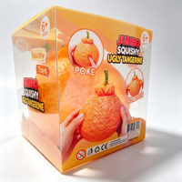 Mainan Jeruk Jumbo Ugly Orange yang Lembut dan Wangi, Mainan Buah Realistis untuk Meredakan Stres, Mainan Jeruk Ugly Orange yang Menyenangkan untuk Hadiah Natal