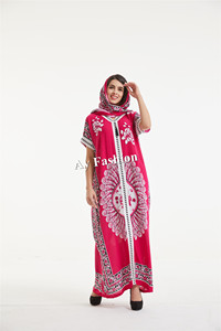 Floral Maxi Length Dashiki <strong>African</strong> Dress Muslim Long Dress <strong>African</strong> <strong>Wear</strong> - Product Image 4