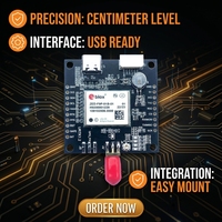 Papan Pengembangan Shenglianxin ZED-F9P-01B-01 RTK GNSS Tingkat Sentimeter untuk Pemetaan Drone & Kendaraan Otonom