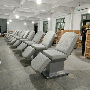 Nouvelle conception moderne noir cils lit tête Spa or Base lit de Massage électrique chaise faciale pour la clinique - Product Image 6