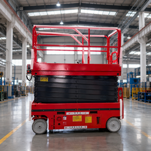 Plataforma Elevadora de Tijera Eléctrica Autopropulsada de 8m y 10m con Certificación CE, Equipo Hidráulico para Trabajo Aéreo, Venta al Por Mayor - Product Image 4