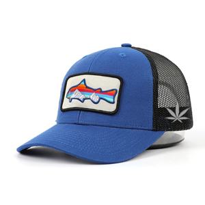Gorras Deportivas Personalizadas OEM de 6 Paneles con Visera Precurvada y Malla, Gorras Trucker al por Mayor, Gorra Trucker con Logotipo Bordado en 3D - Product Image 1
