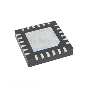 24 WFQFN Exposed Pad, CSP Chip SSM6322ACPZ-R2 Electronic Components One-Stop Order Authorized Distributor IC AMP CLASS AB STEREO - Product Image 1