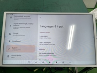 Televisor Portátil Inteligente de 27 Pulgadas con Pantalla Táctil LED Interactiva, Monitor Inalámbrico Enrollable con Ruedas