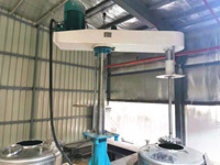 Machine dispersante à grande vitesse pour peintures, mélangeur industriel 3000L avec levage hydraulique et lames à haut cisaillement-Utilisation en laboratoire et en production