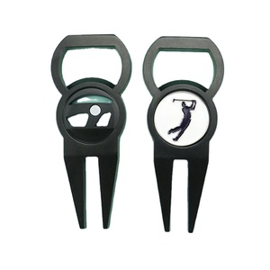 Personalized Custom Size <strong>Golf</strong> Divot Tool Key Bottle Opener Wine <strong>Corkscrew</strong> Nickel Plated Hard Enamel Metal Lid Jar Openers Repair - Product Image 1