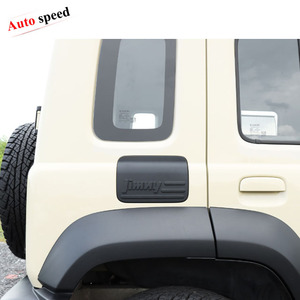 Couvre-réservoir de carburant ABS noir mat TYPE B pour <span class=keywords><strong>Suzuki</strong></span> <span class=keywords><strong>Jimny</strong></span> JC74 <span class=keywords><strong>5</strong></span> <span class=keywords><strong>portes</strong></span> <span class=keywords><strong>4x4</strong></span> tout-terrain, accessoires décoratifs extérieurs - Product Image 2