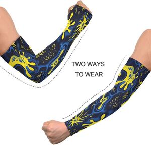 Mangas de Ciclismo Deportivas para Exteriores, Alta Elasticidad, Tejido Protector de Nailon/Cachemira, Secado Rápido, Protección UV, Antibacterianas - Product Image 3