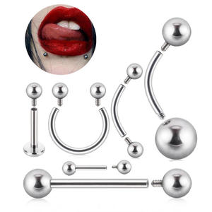 Lotus Piercings en Acier Chirurgical Inoxydable 316L pour Hélix, Rook, Daith, Cartilage, Labret, Barres, Fer à cheval, Septum et Piercing de nombril - Product Image 2