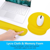 Ensemble repose-poignets ergonomique pour souris et clavier avec base en gel et mousse à mémoire de forme, couleur personnalisée, design de dessin animé, en stock