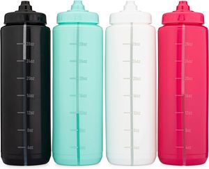 Hot Selling Bicycle <b>Sports</b> Water <b>Bottle</b> 32 oz Squeeze Water <b>Bottle</b> Travel Cycling Water <b>Bottle</b> With Spherical Stirrer BPA Free - Product Image 4