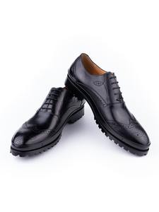 Zapatos de Vestir de Verano para Hombre VALENTINA de Cuero de Lujo, Hechos a Mano, con Cordones, Punta Cuadrada, Transpirables, Antideslizantes, con Diseño de Parches, Ligeros y Elegantes - Product Image 5