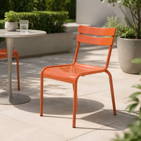Chaise d'extérieur en aluminium
