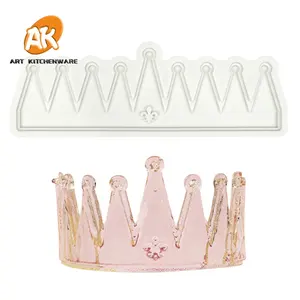 AK Crown Shape Silicone Fondant Molds 3D Chocolate Mold Sugarcraft Candy Mould Mousse Cake Decorating Tools