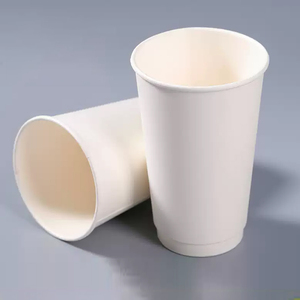 Gobelet à café biodégradable en papier avec poignée, design à paroi simple, gobelets en papier kraft pour boissons chaudes, gobelets à thé - Product Image 1