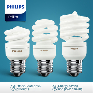 Bombilla de bajo consumo Philips, bombilla de luz de tornillo en espiral súper brillante para el hogar, E27e14, 8w, lámpara fluorescente de tornillo, 23w - Product Image 2
