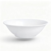 Bol à soupe en porcelaine à large ouverture, bol à pâtes en céramique à parois inclinées, pour hôtels, restaurants, traiteurs, vente en gros
