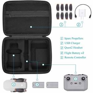 กระเป๋าใส่โดรน DJI Mini 2 รุ่นสั่งทำพิเศษระดับไฮเอนด์ พร้อมการปกป้องที่ยอดเยี่ยมและอุปกรณ์เสริม รองรับ OEM - Product Image 3