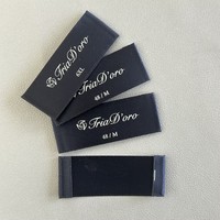 Étiquettes personnalisées en satin de soie pour vêtements, étiquettes de soin du cou, étiquettes de marque pour chemises, étiquettes de col pour vêtements