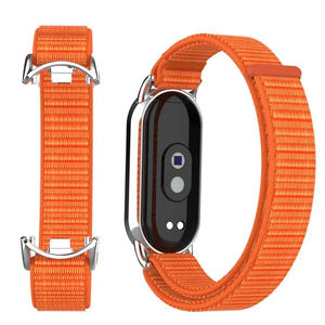 Correa de nailon estilo trasero para <span class=keywords><strong>Xiaomi</strong></span> Mi Band 10, pulsera de reloj inteligente, correa de reloj transpirable, accesorios - Product Image 4
