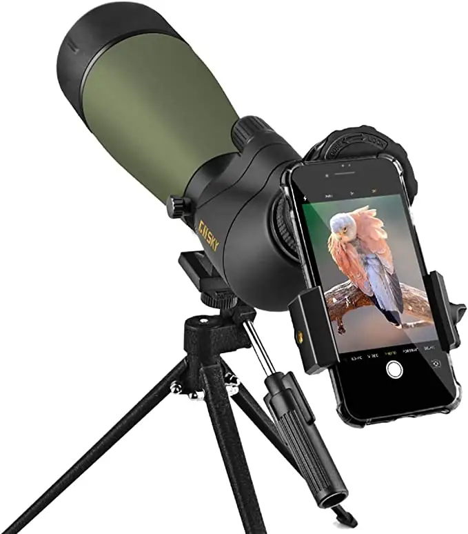 Ed Zoom 20-60X80 High End Bak4 Fmc Statief Krachtige Lens Waterdichte Monoculaire Zoom Spotting Mogelijkheden Voor Vogels Kijken