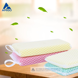 Éponge de nettoyage Amigo Lec K-008, tampon à vaisselle rectangulaire à motif diamant, outil de nettoyage de cuisine - Product Image 2