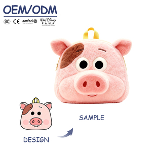 Túi thú bông hoạt hình tùy chỉnh cho ba lô đi học, túi trẻ em dễ thương, ba lô thú bông <span class=keywords><strong>mini</strong></span>, ba lô thú bông tùy chỉnh - Product Image 4