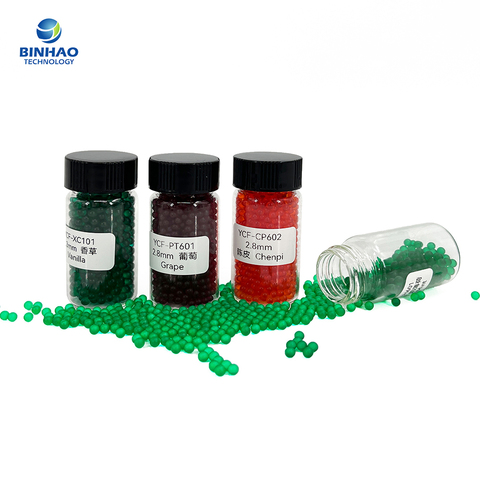 Multi-Flavor Cigarette Capsules Mint Citrus Grape Custom Packaging OEM Supplier