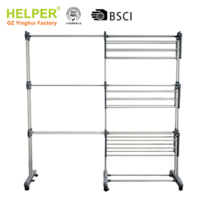 Tendedero de Ropa Plegable y Extensible Personalizado con Estante para Zapatos <span class=keywords><strong>ISA</strong></span>-M6033C - Product Image 2