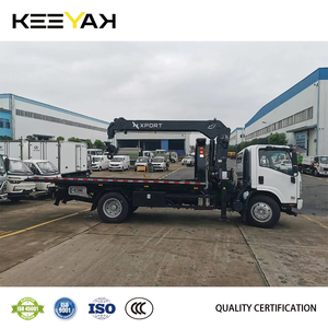 Camión de Remolque Profesional ISUZU con Grúa Telescópica Integrada y Plataformas Deslizantes para Diversos Rescates en Carretera - Product Image 3